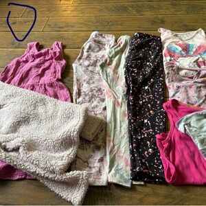 Women's Pink and Black Sleepwear Set